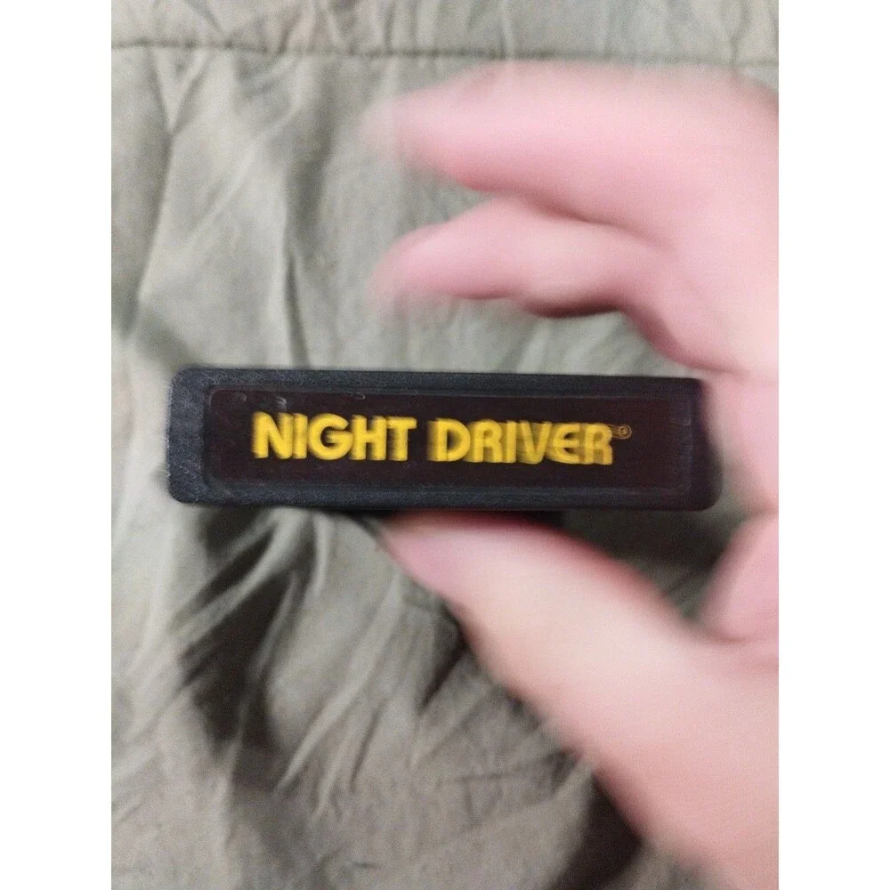 Night Driver for Atari 2600. Tested & Works. Vintage 1978.
